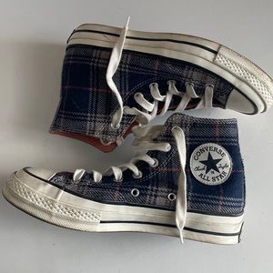 Plaid hi top chucks!